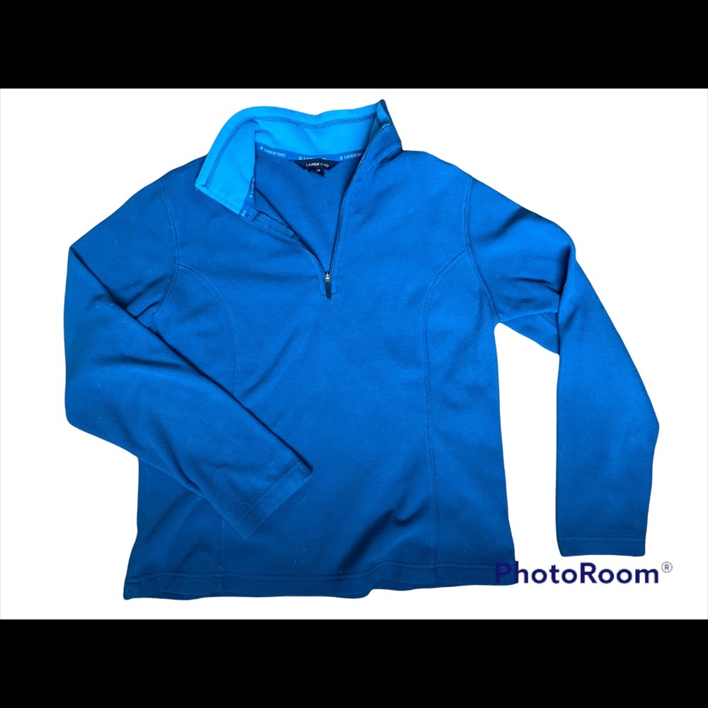 Lands’ End fleece 1/4 zip